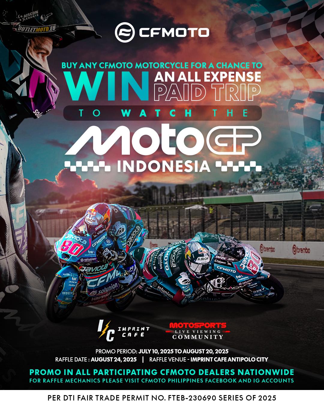 Two wheels. One epic trip. All expenses paid.