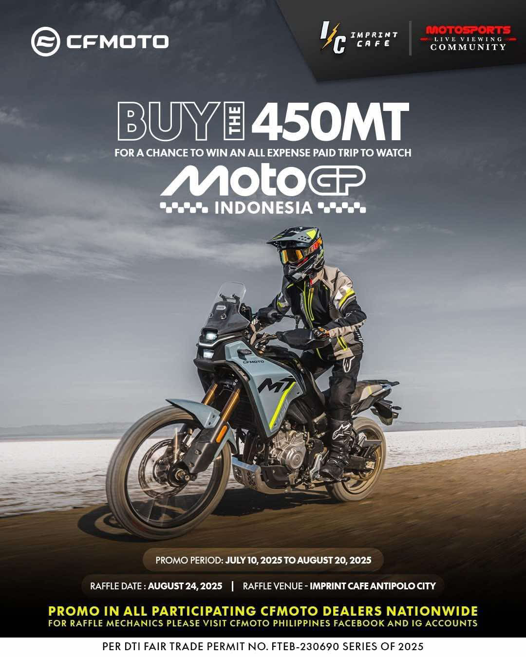 Two wheels. One epic trip. All expenses paid.