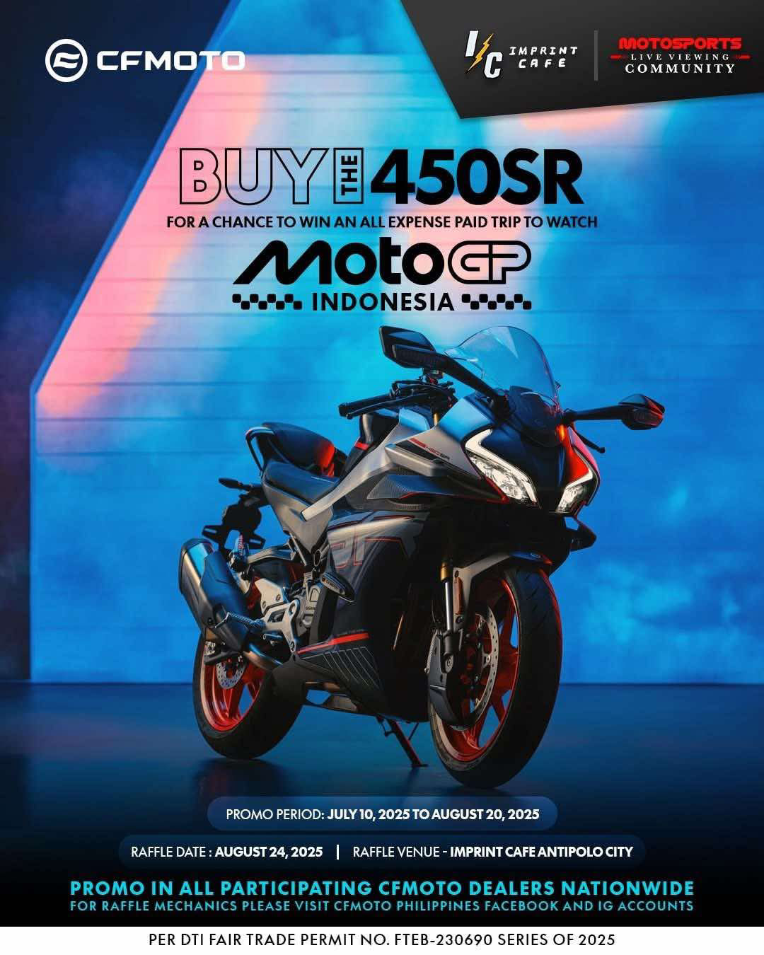 Two wheels. One epic trip. All expenses paid.